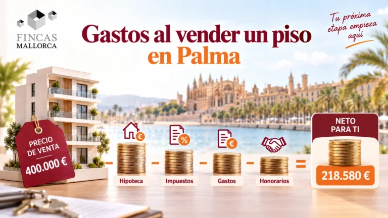 Gastos al vender un piso en Palma y cálculo del dinero neto para el propietario