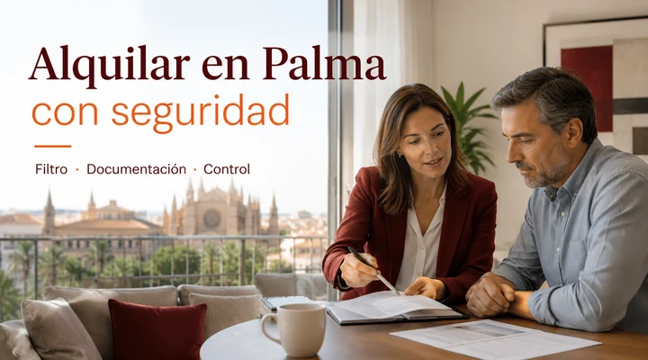alquilar en palma con seguridad fincas mallorca Alquilar piso en Palma con seguridad mediante filtro de inquilinos y documentación profesional