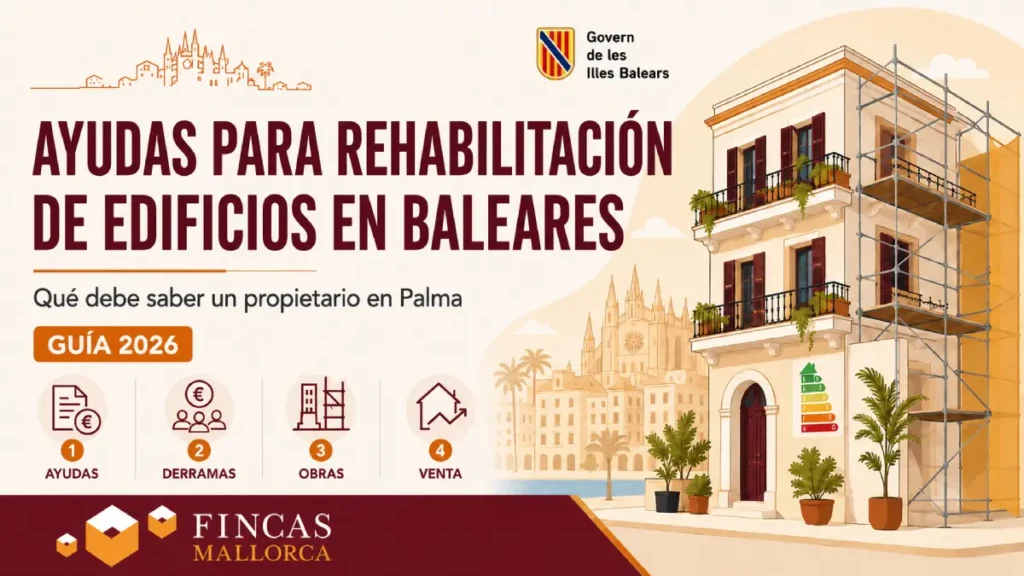 Ayudas para rehabilitación de edificios en Baleares: guía 2026 para propietarios en Palma