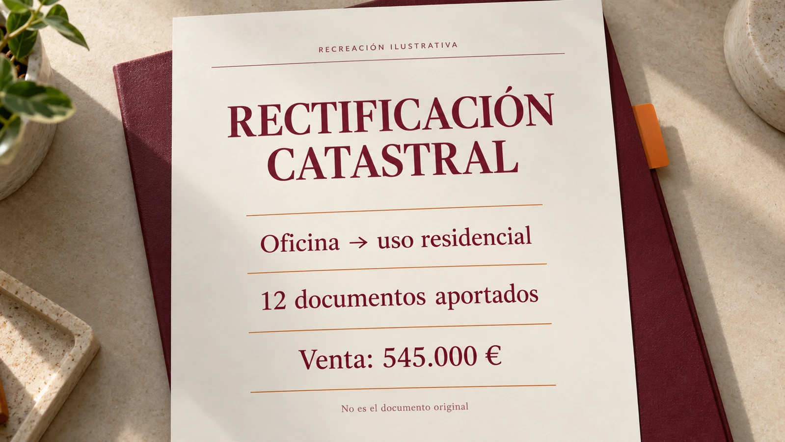 caso real catastro recreacion palma Recreación de la rectificación catastral del caso de varios copropietarios en Palma: uso residencial y doce documentos