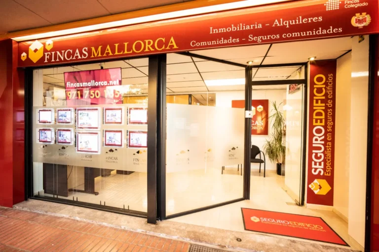 contacto fincas mallorca inmobiliaria palma Fachada de Fincas Mallorca en Palma, agencia para vender un piso de una sociedad